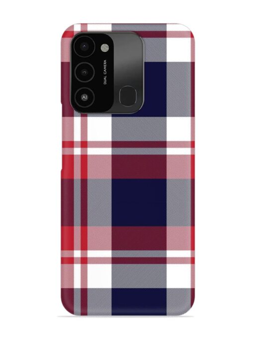 Classic Plaid Tartan Snap Case for Tecno Spark 8C