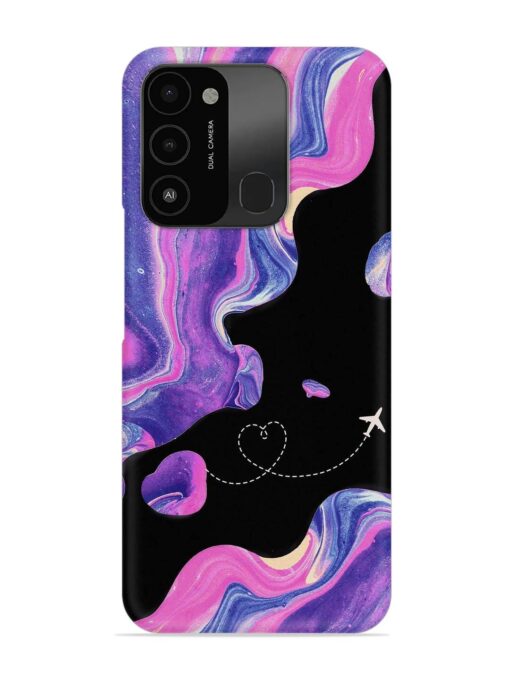 Glitter Art Snap Case for Tecno Spark 8C