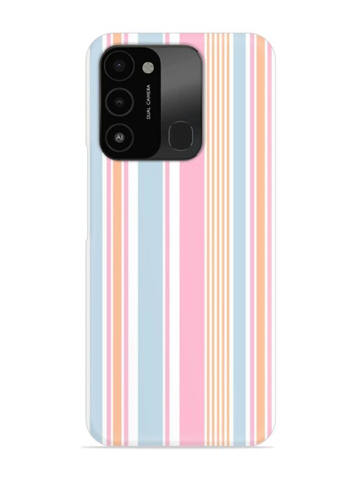 Stripe Seamless Pattern Snap Case for Tecno Spark 8C