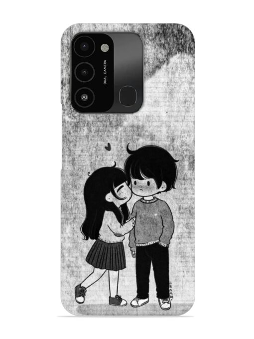 Couple Love Highlights Snap Case for Tecno Spark 8C