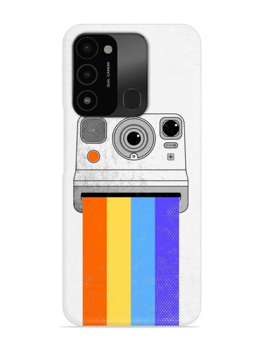 Retro Camera Art Snap Case for Tecno Spark 8C