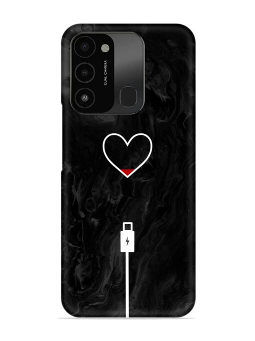 Heart Charging Vector Snap Case for Tecno Spark 8C Zapvi