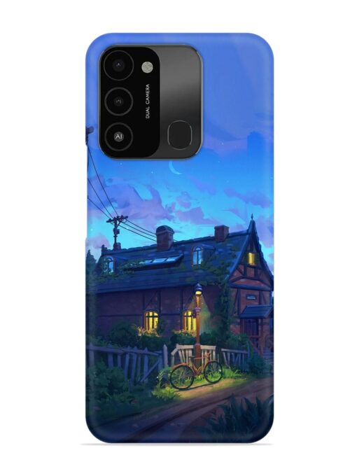 Beautiful Village House Snap Case for Tecno Spark 8C