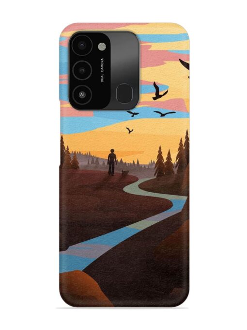 Natural Landscape Art Snap Case for Tecno Spark 8C Zapvi