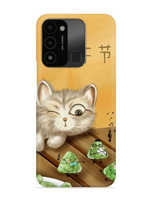 Cat Scorpion Dancing Snap Case for Tecno Spark 8C