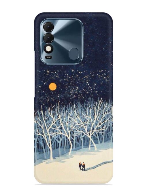 Full Moon Snowshoe Tour Snap Case for Tecno Spark 8T