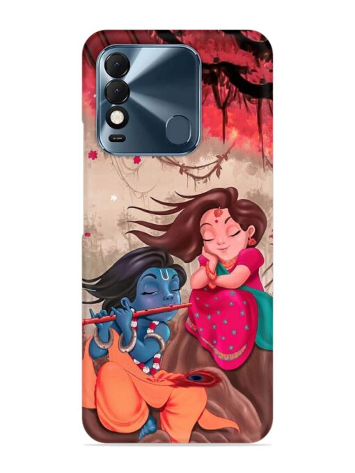 Radhe Krishna Water Art Snap Case for Tecno Spark 8T Zapvi