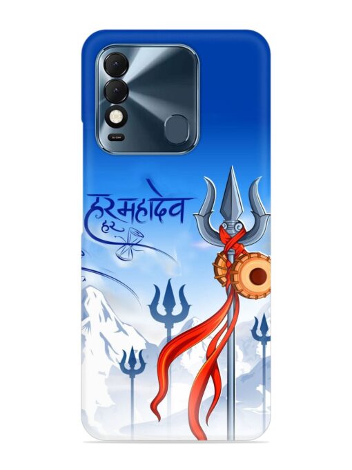 Har Har Mahadev Trishul Snap Case for Tecno Spark 8T