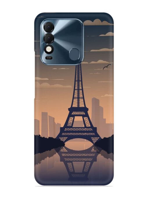 France Paris Eiffel Tower Gradient Snap Case for Tecno Spark 8T Zapvi