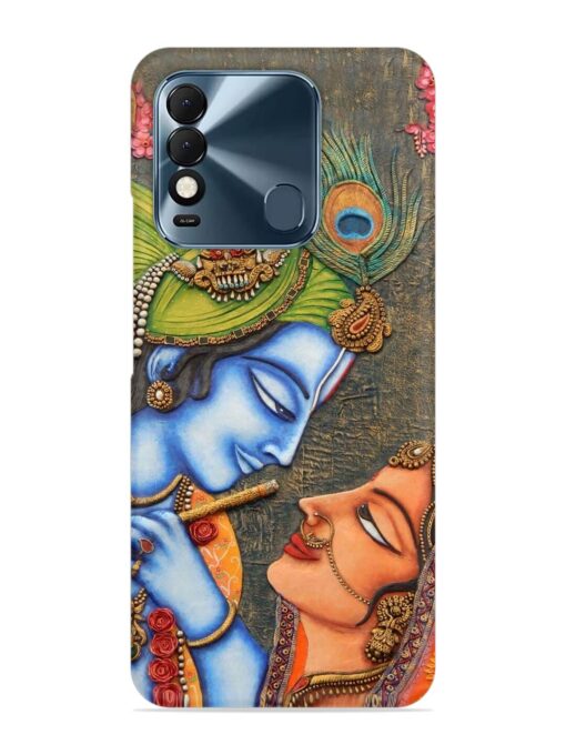 Lord Radha Krishna Flute Art Snap Case for Tecno Spark 8T Zapvi