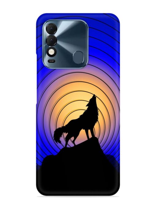 Fox Roaring Design Snap Case for Tecno Spark 8T