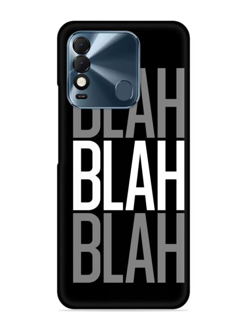 Blah Blah Blah Wallpaper Snap Case for Tecno Spark 8T Zapvi