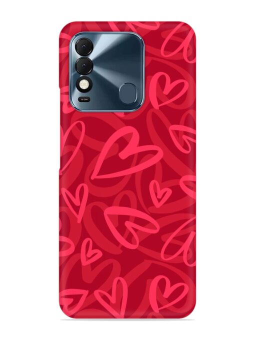 Seamless Romantic Pattern Snap Case for Tecno Spark 8T Zapvi