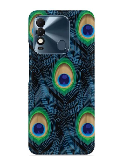 Seamless Pattern Peacock Snap Case for Tecno Spark 8T