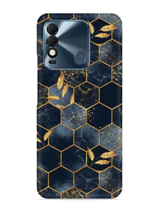 Marble Hexagon Seamless Snap Case for Tecno Spark 8T Zapvi