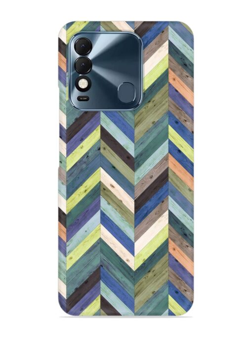 Chevron Random Color Snap Case for Tecno Spark 8T