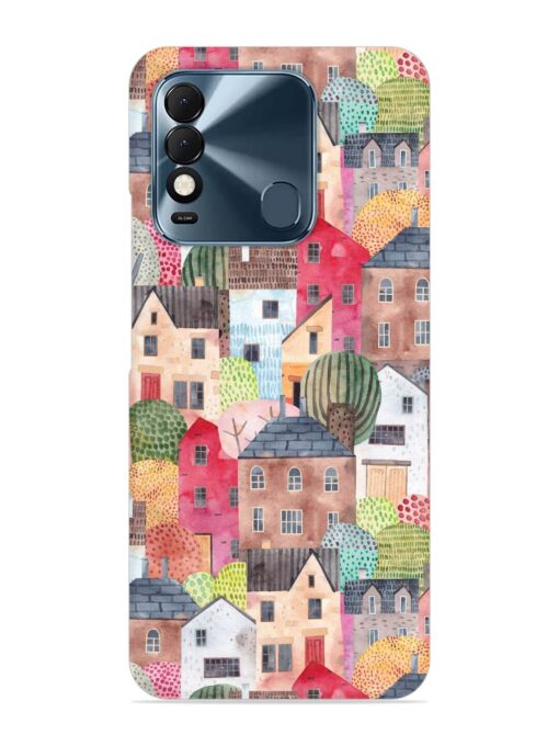 Abstract Seamless Pattern Snap Case for Tecno Spark 8T