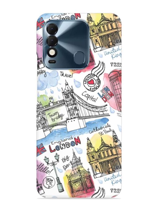 Vector London Landmark Snap Case for Tecno Spark 8T