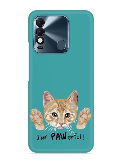 Typography Slogan Cat Snap Case for Tecno Spark 8T Zapvi