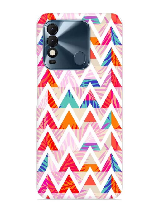 Abstract Triangle Background Snap Case for Tecno Spark 8T