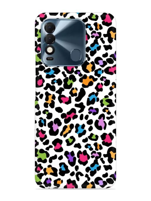 Seamless Leopard Pattern Snap Case for Tecno Spark 8T