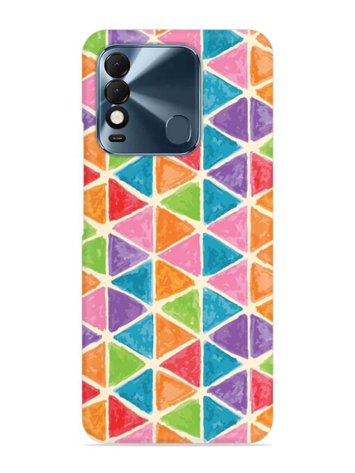 Seamless Colorful Isometric Snap Case for Tecno Spark 8T