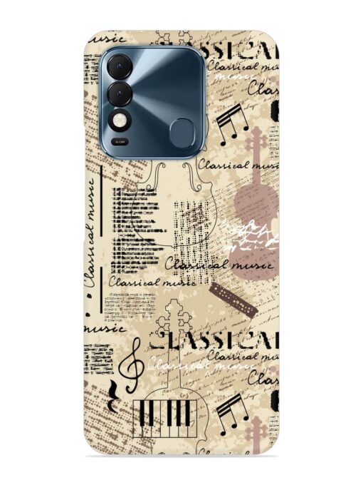 Classical Music Lpattern Snap Case for Tecno Spark 8T