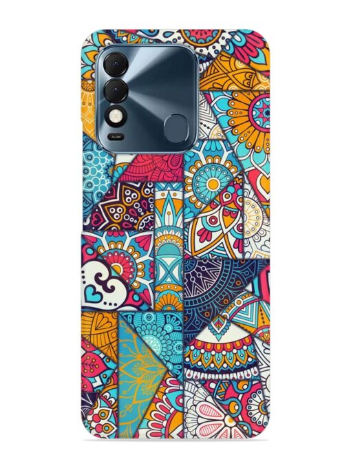 Patchwork Pattern Vintage Snap Case for Tecno Spark 8T Zapvi