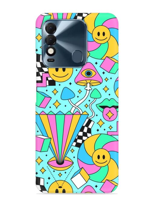 Trippy Rainbow 60S Snap Case for Tecno Spark 8T