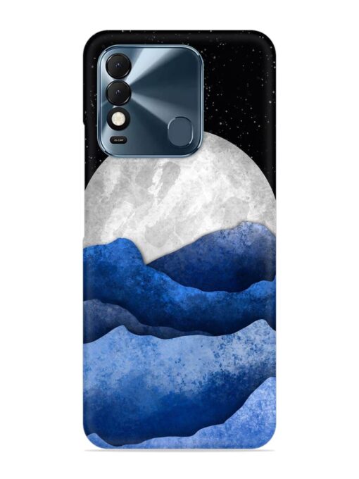 Full Moon Mountain Vector Snap Case for Tecno Spark 8T