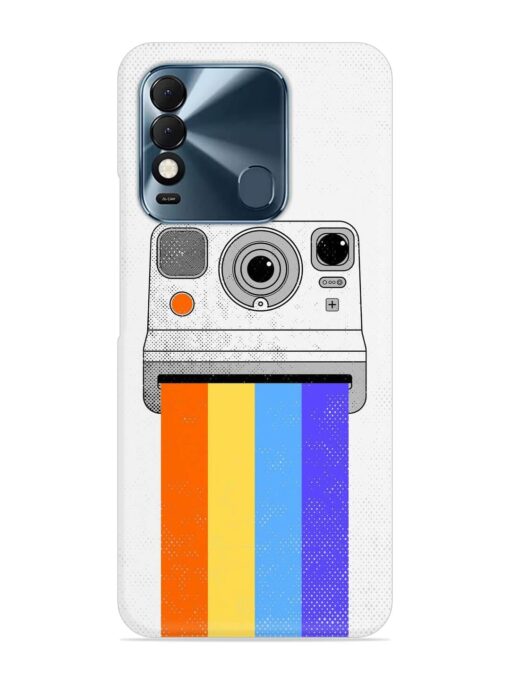 Retro Camera Art Snap Case for Tecno Spark 8T