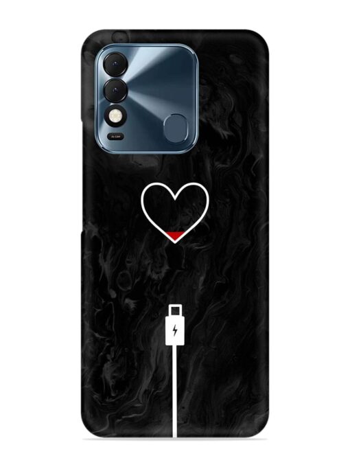 Heart Charging Vector Snap Case for Tecno Spark 8T