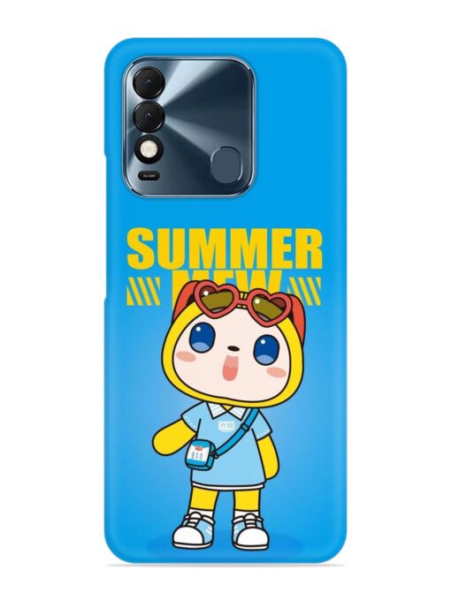 Summer Mew Cartoon Snap Case for Tecno Spark 8T