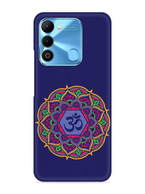 Om Mandala Art Blue Snap Case for Tecno Spark 9 Zapvi