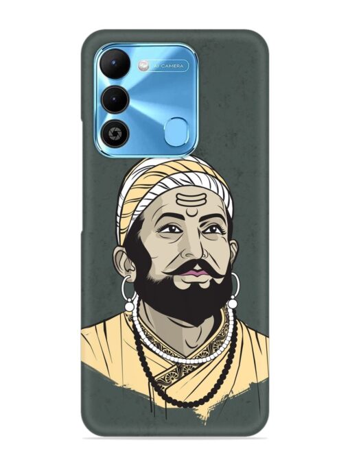 Shivaji Maharaj Vector Art Snap Case for Tecno Spark 9 Zapvi