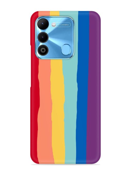 Rainbow Genuine Liquid Snap Case for Tecno Spark 9