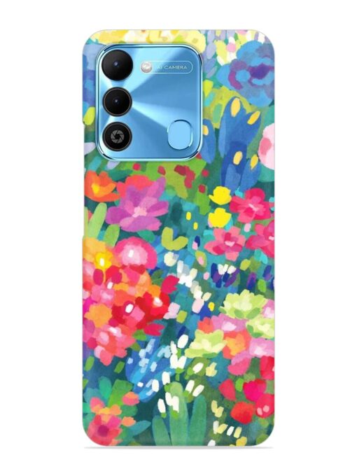 Watercolor Flower Art Snap Case for Tecno Spark 9 Zapvi