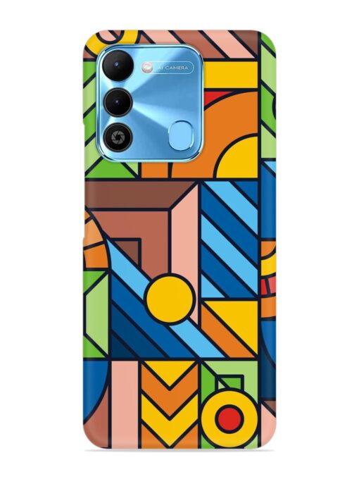 Colorful Geometric Snap Case for Tecno Spark 9