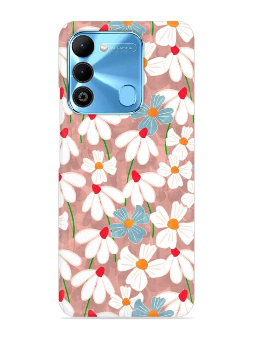 Abstract Petal Flowers Snap Case for Tecno Spark 9 Zapvi