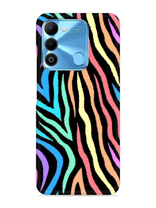 Colorful Abstract Zebra Snap Case for Tecno Spark 9 Zapvi