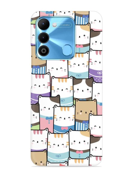 Cute Adorable Cat Snap Case for Tecno Spark 9 Zapvi