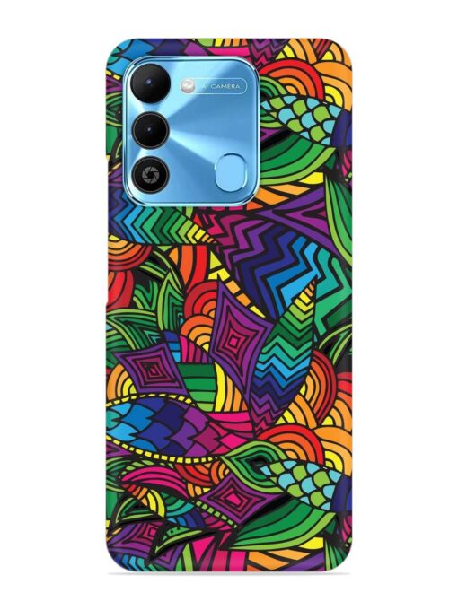 Abstract Multicolor Seamless Snap Case for Tecno Spark 9 Zapvi