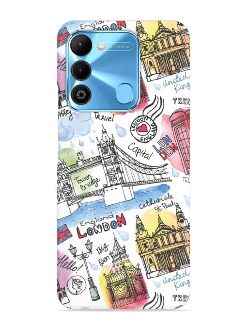 Vector London Landmark Snap Case for Tecno Spark 9