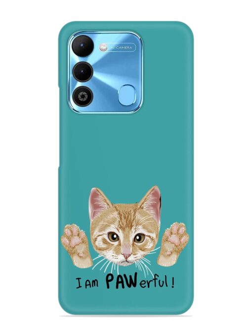 Typography Slogan Cat Snap Case for Tecno Spark 9