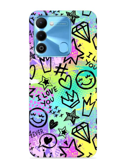 Bright Seamless Pattern Snap Case for Tecno Spark 9