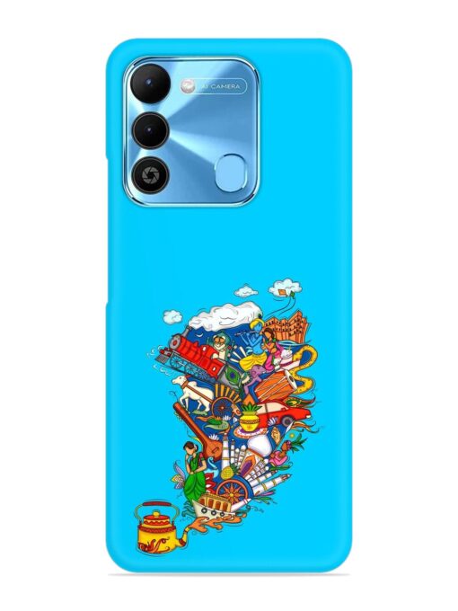 Vector Design Indian Snap Case for Tecno Spark 9