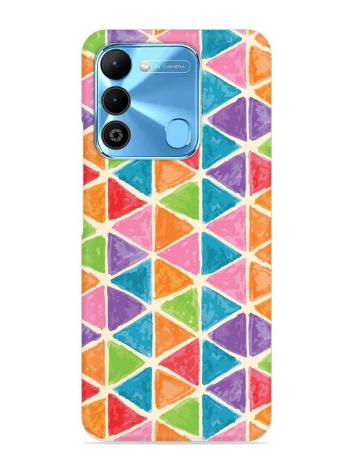 Seamless Colorful Isometric Snap Case for Tecno Spark 9