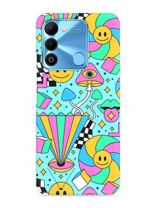 Trippy Rainbow 60S Snap Case for Tecno Spark 9