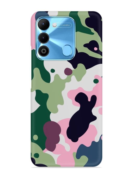 Seamless Funky Camouflage Snap Case for Tecno Spark 9 Zapvi