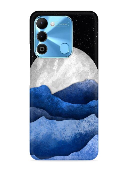 Full Moon Mountain Vector Snap Case for Tecno Spark 9 Zapvi